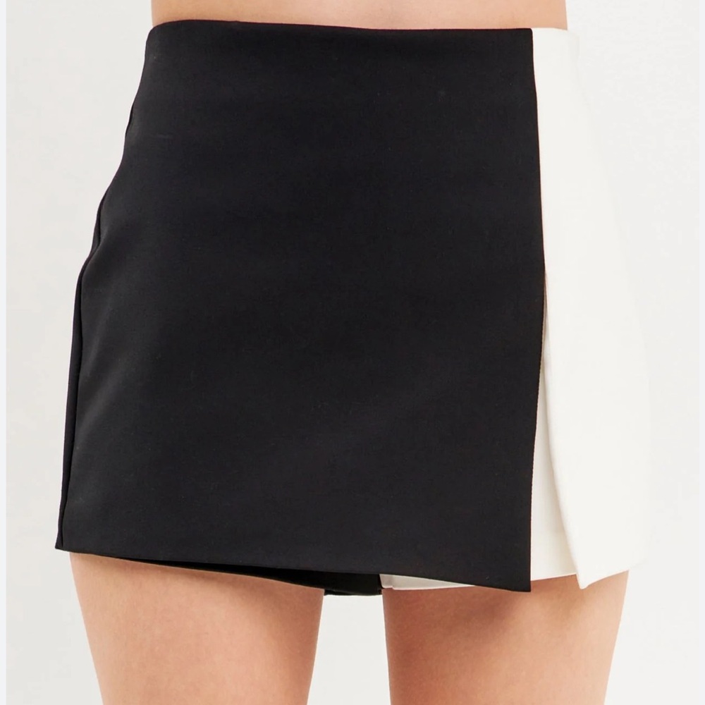 English Factory Black and White Skirt